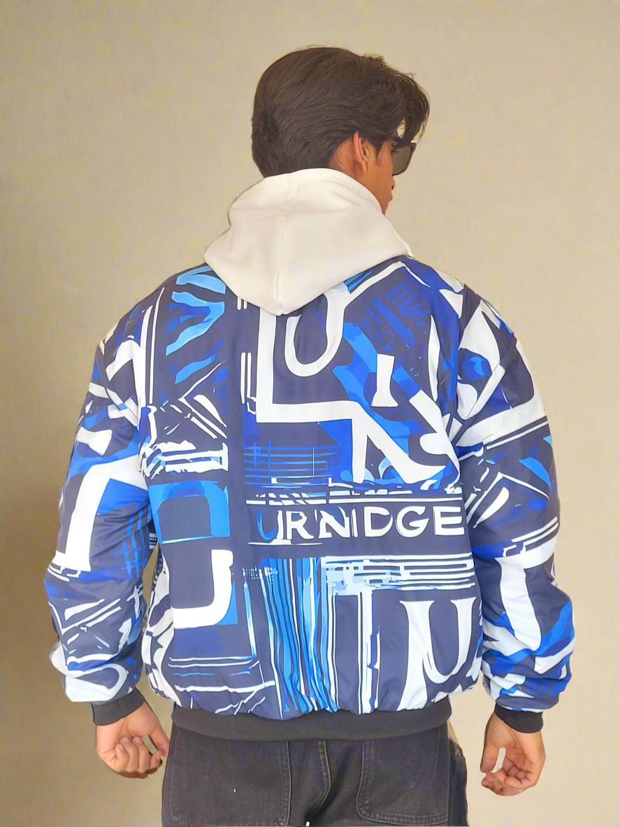 Midnight Luxe Bomber Jacket by Urbanedge Hoods